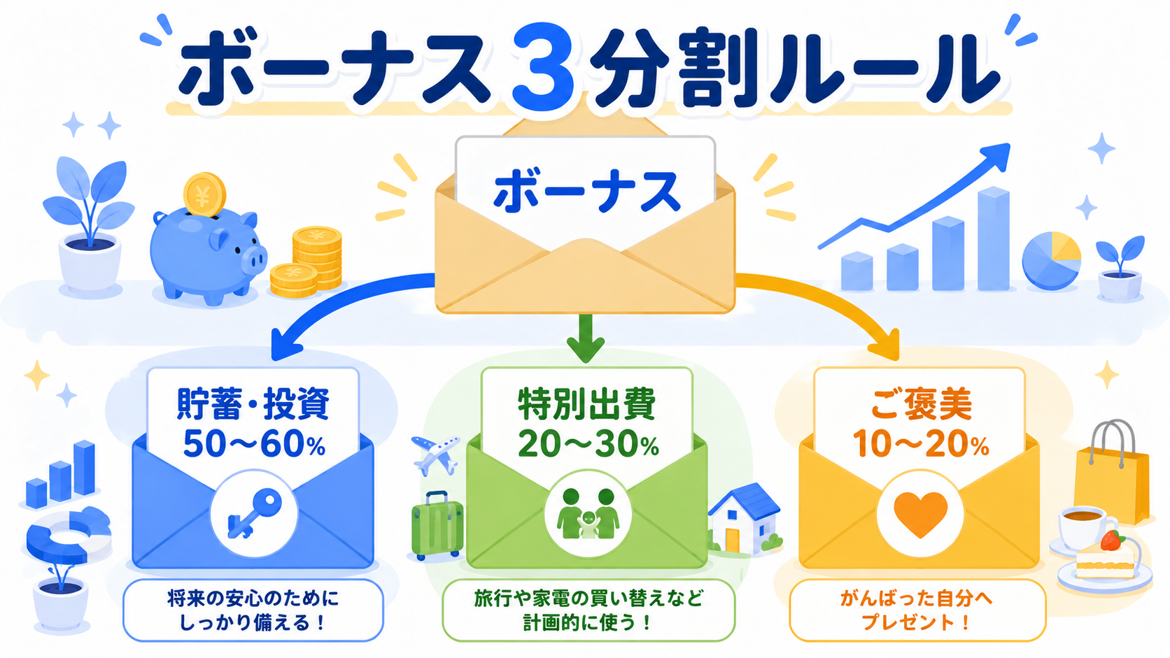 ボーナス3分割ルール