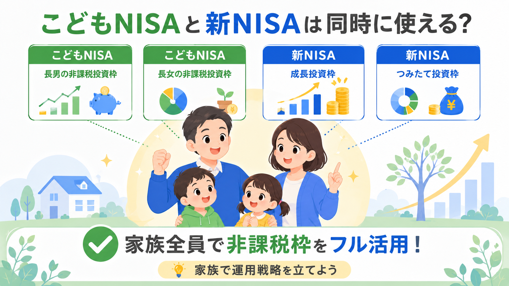 家族全員のNISA活用戦略