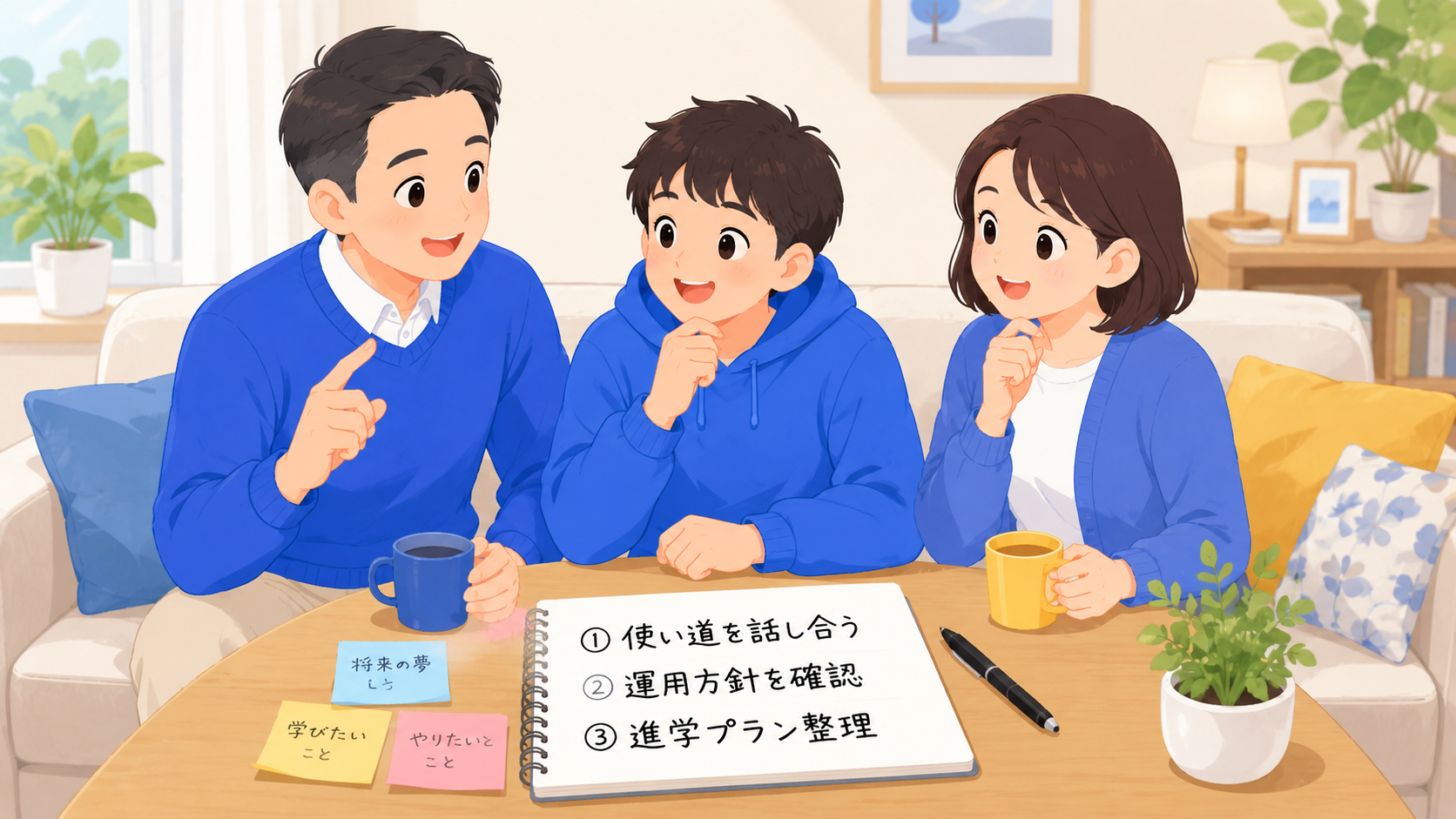 17歳までに家族で取り組む3つのアクション