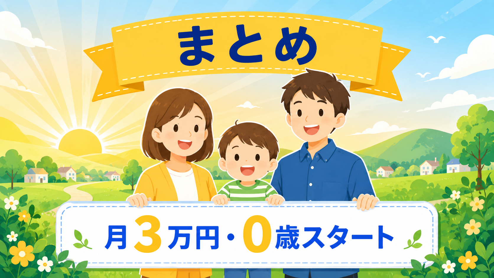 教育費の積立シミュレーションは月3万円0歳スタートが黄金パターン